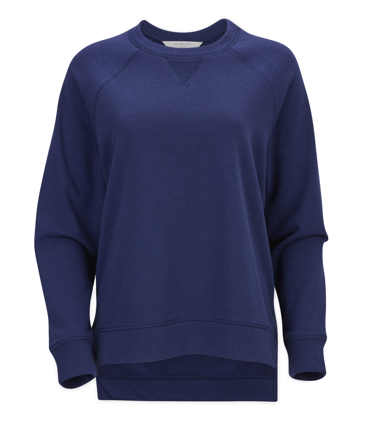 Women's Harlow Oversized Terry Pullover – Oversized French Terry Pullover Sweatshirt in Navy Heather