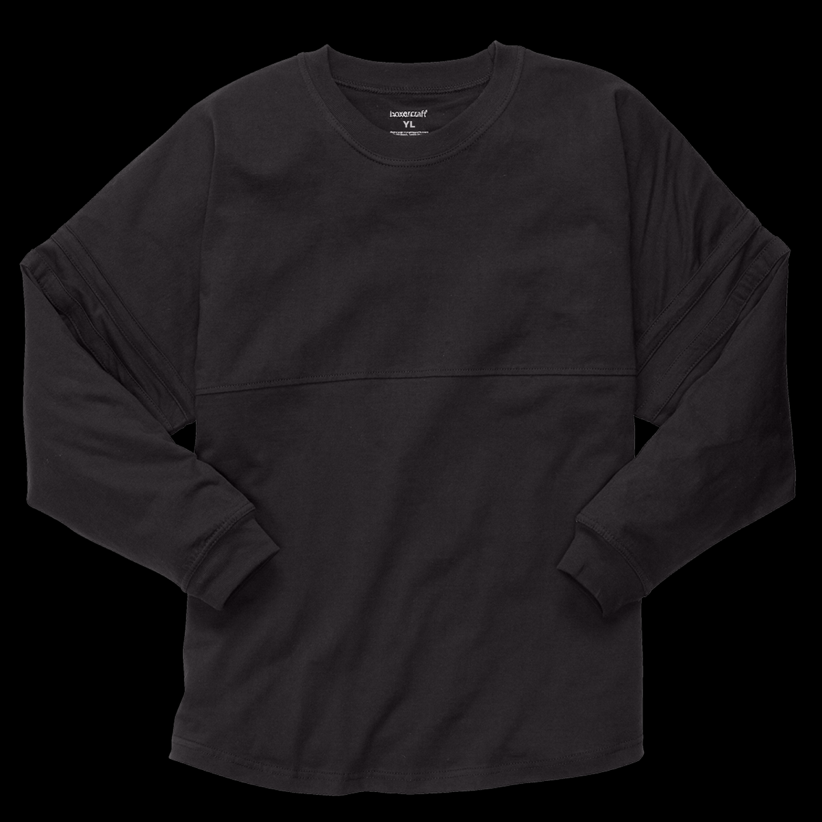 Boxercraft BW3514 Women's Pom Pom Jersey - Black - Ghost Front | Black
