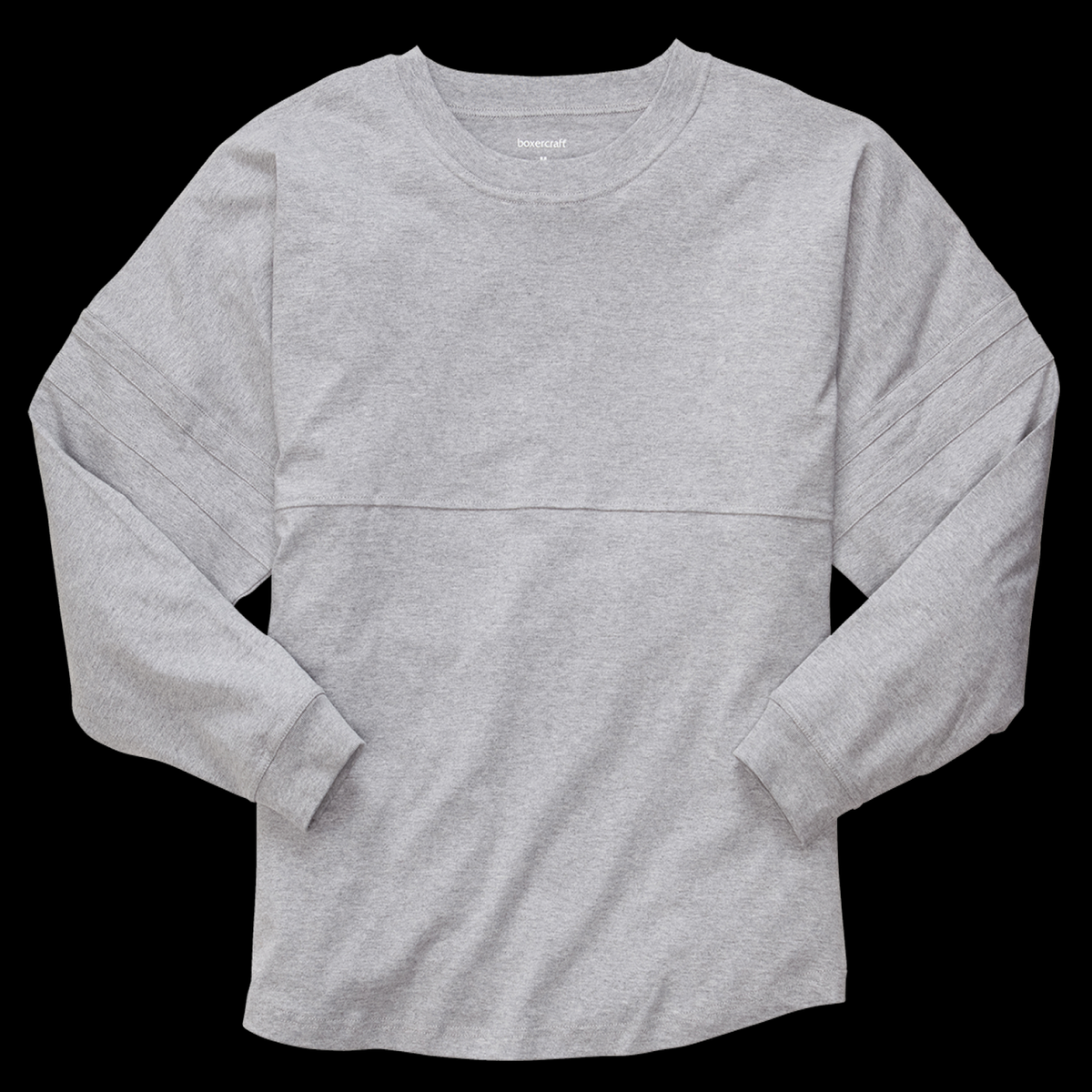 Boxercraft BW3514 Women's Pom Pom Jersey - Oxford Heather - Ghost Front | Oxford Heather