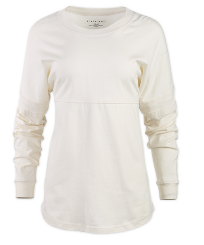 Boxercraft BW3514 Women's Pom Pom Jersey - Natural - Ghost Front | Natural