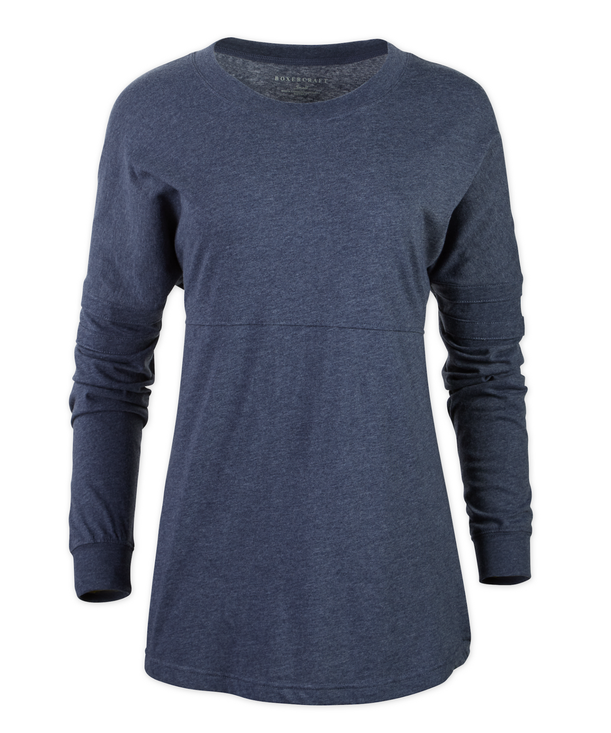 Boxercraft BW3514 Women's Pom Pom Jersey - Denim - Ghost Front | Denim
