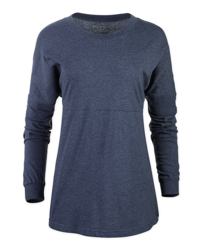 Boxercraft BW3514 Women's Pom Pom Jersey - Denim - Ghost Front | Denim