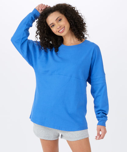 Boxercraft BW3514 Women's Pom Pom Jersey - Collegiate Blue - Front | Collegiate Blue