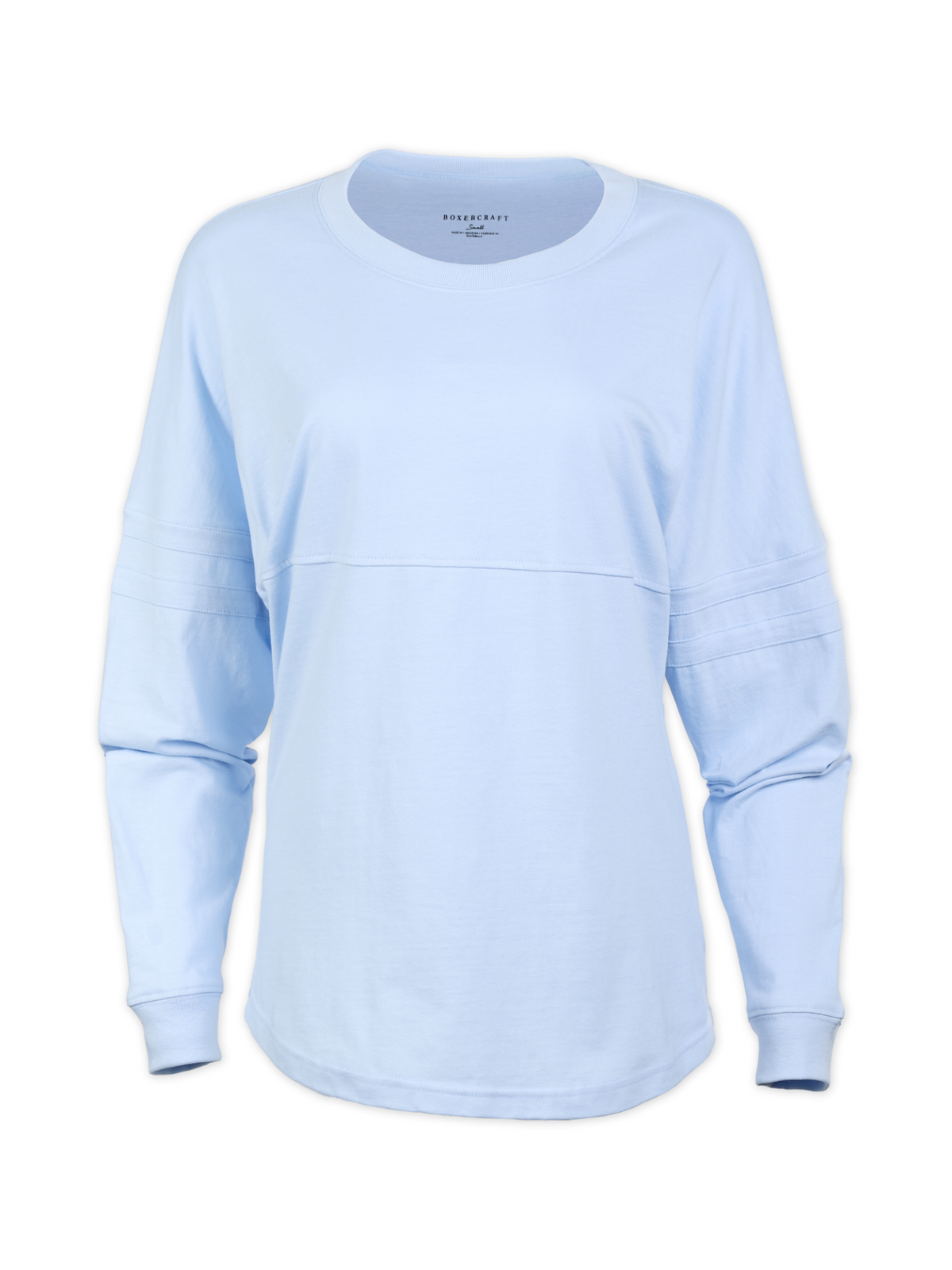 Boxercraft BW3514 Women's Pom Pom Jersey - Sky Blue - Ghost Front | Sky Blue