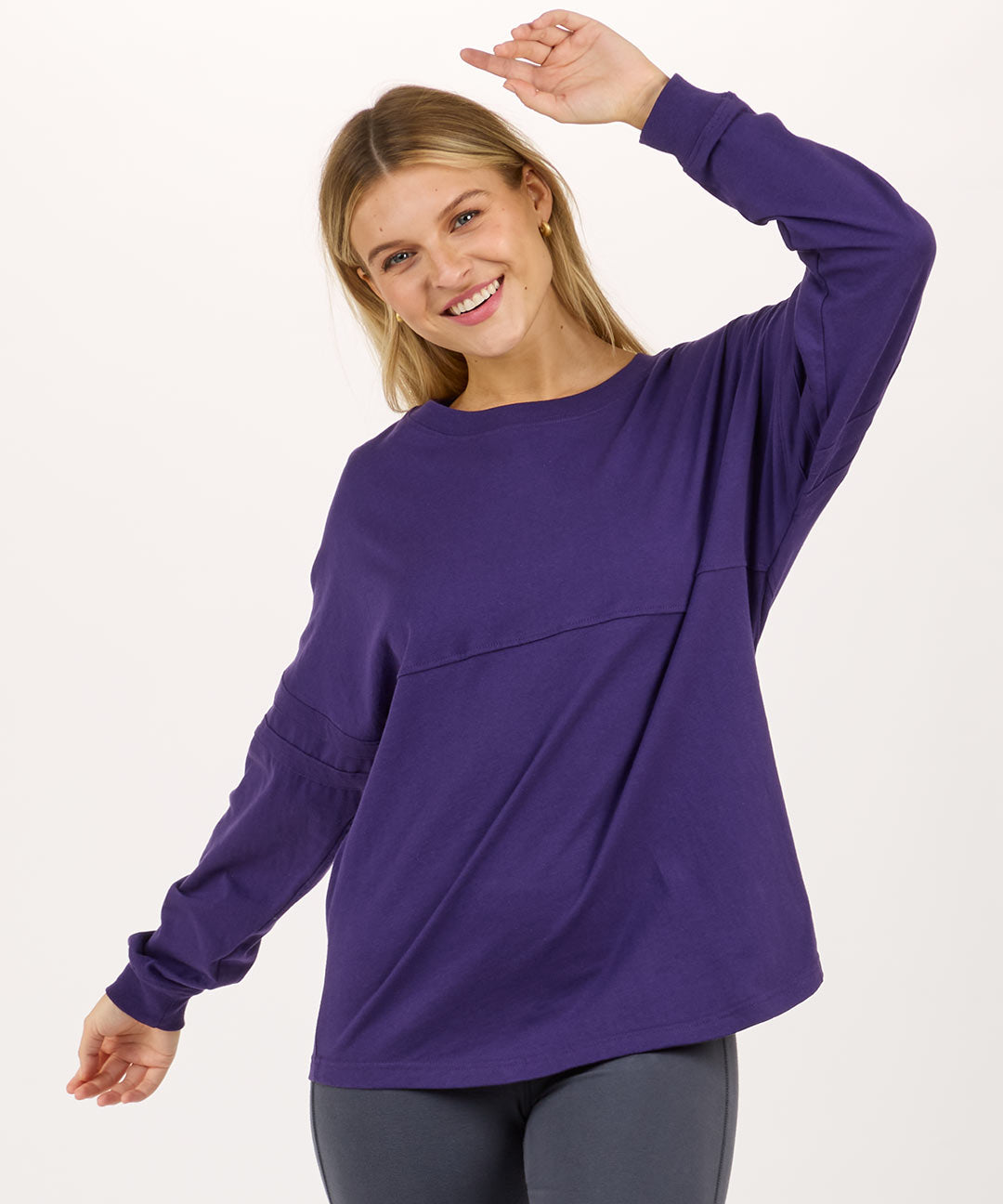 Boxercraft BW3514 Women's Pom Pom Jersey - Purple - Front | Purple