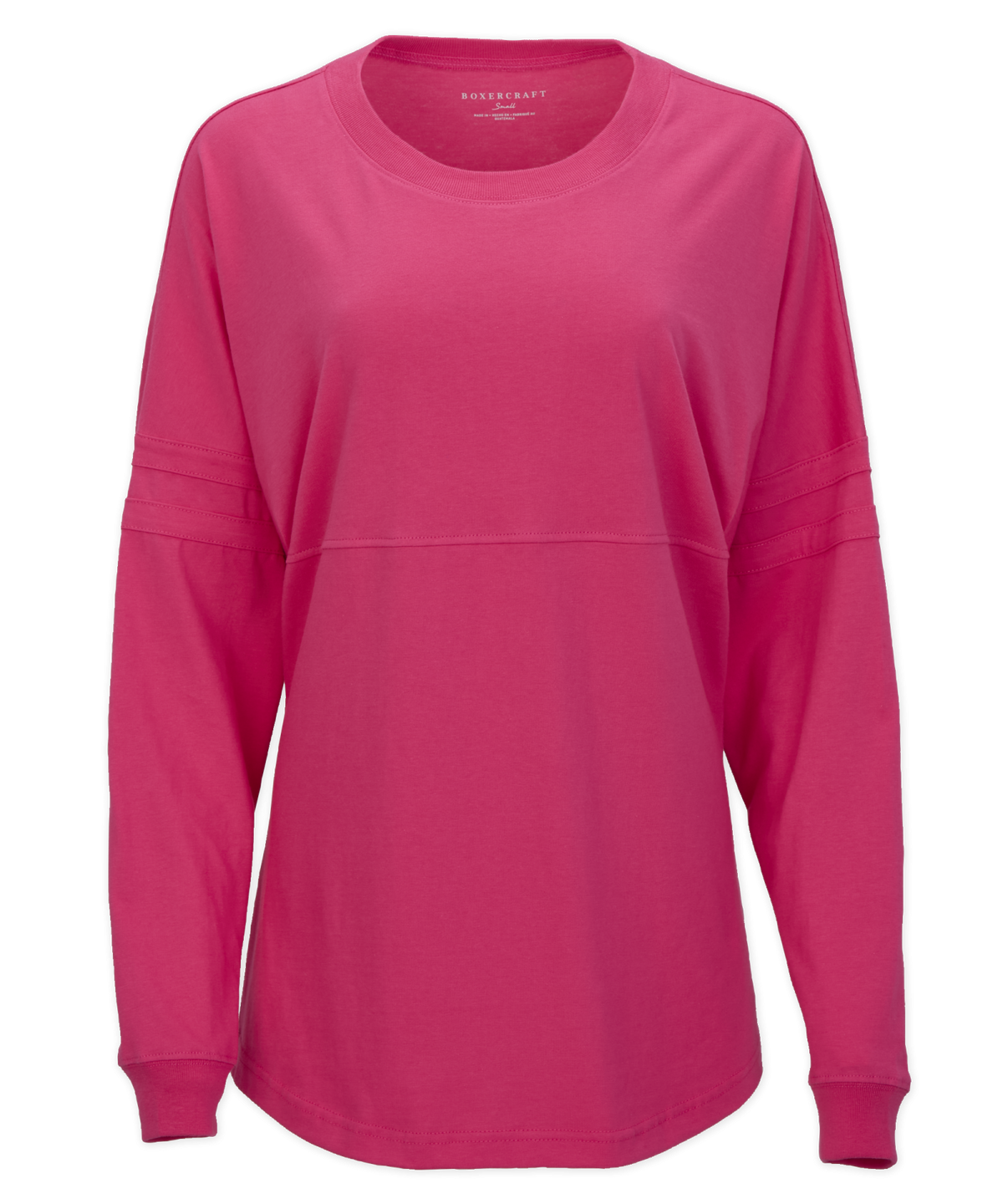 Boxercraft BW3514 Women's Pom Pom Jersey - Cosmic Pink - Ghost Front | Cosmic Pink