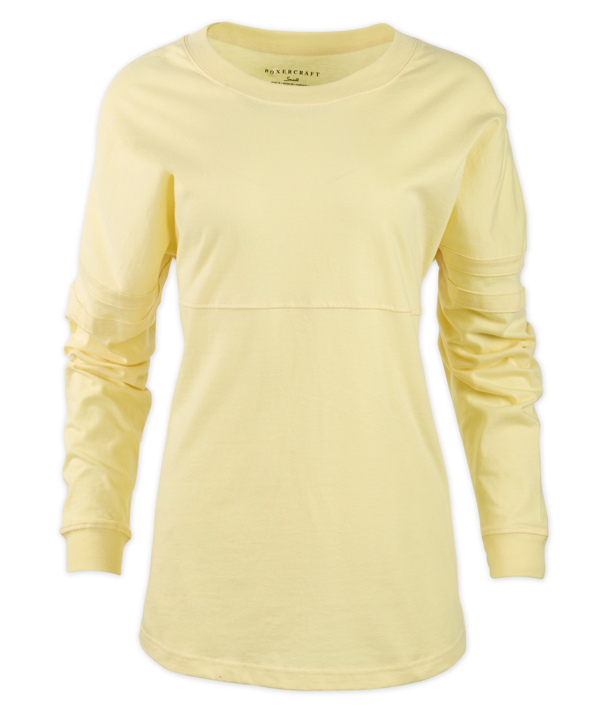 Boxercraft BW3514 Women's Pom Pom Jersey - Daffodil - Ghost Front | Daffodil