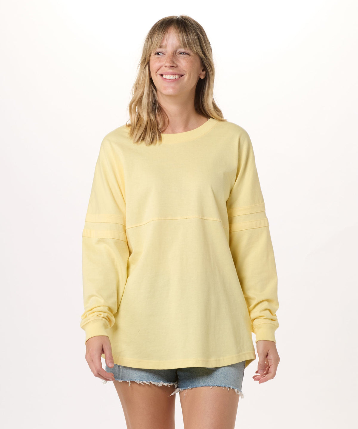 Boxercraft BW3514 Women's Pom Pom Jersey - Daffodil - Front | Daffodil