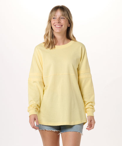 Boxercraft BW3514 Women's Pom Pom Jersey - Daffodil - Front | Daffodil