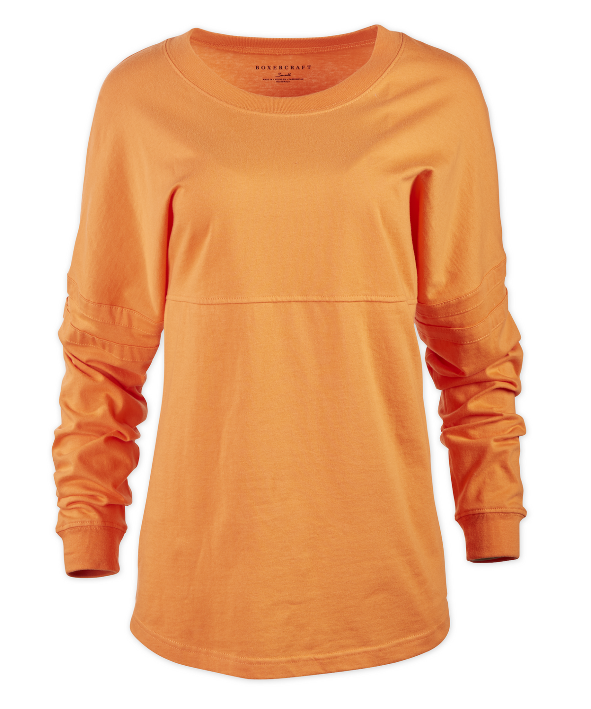 Boxercraft BW3514 Women's Pom Pom Jersey - Mandarin - Ghost Front | Mandarin