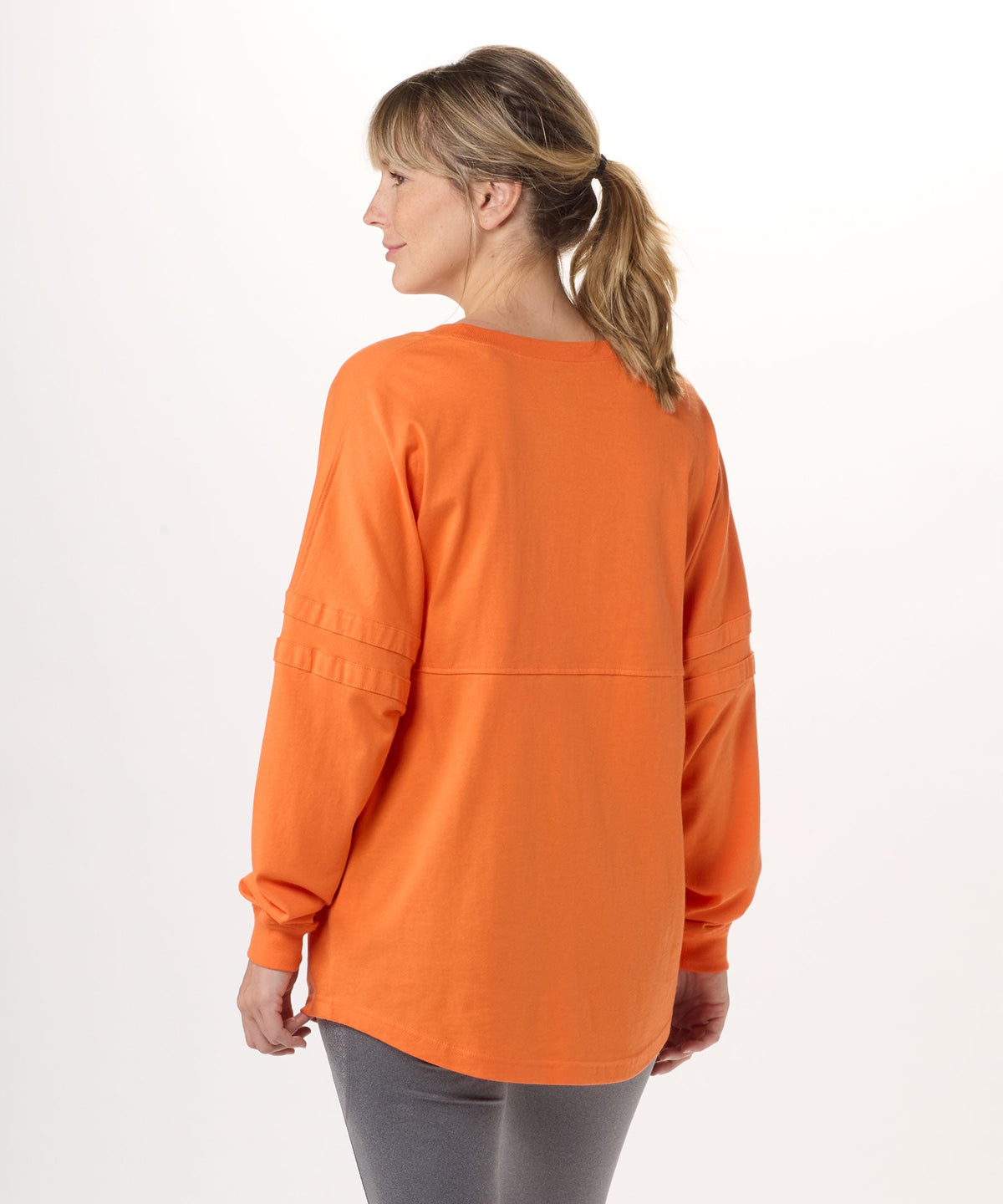 Boxercraft BW3514 Women's Pom Pom Jersey - Mandarin - Back | Mandarin