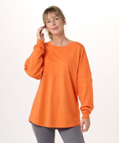 Boxercraft BW3514 Women's Pom Pom Jersey - Mandarin - Front | Mandarin