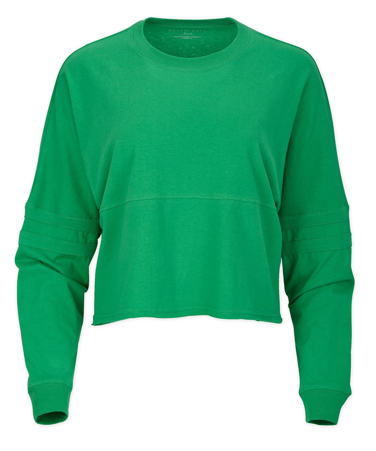 Women's Cropped Retro Jersey – Cropped Vintage-Inspired Jersey Top in Shamrock