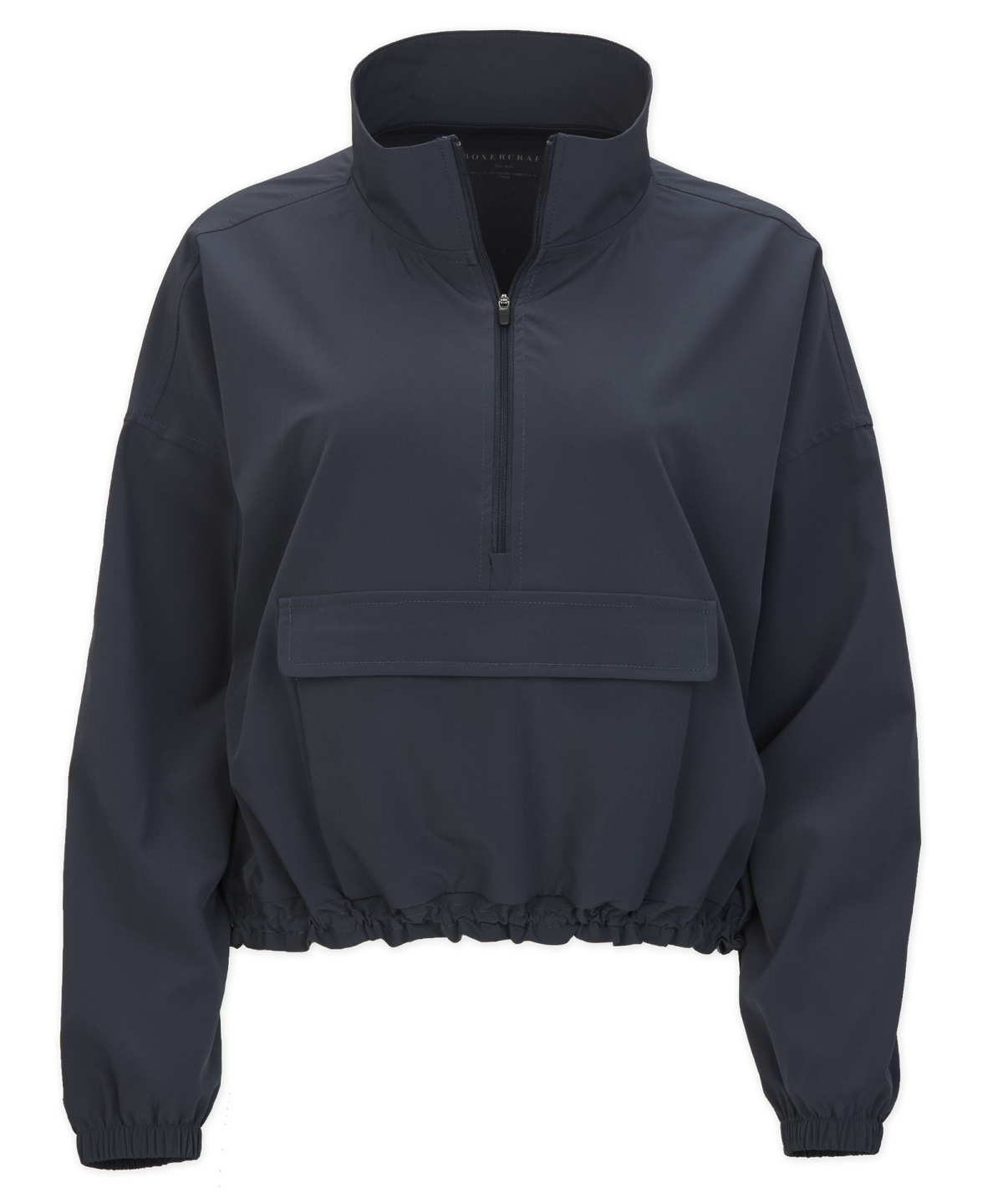 Women's Stretch Woven Quarter Zip – Lightweight Stretch 1/4 Zip Pullover in Castlerock