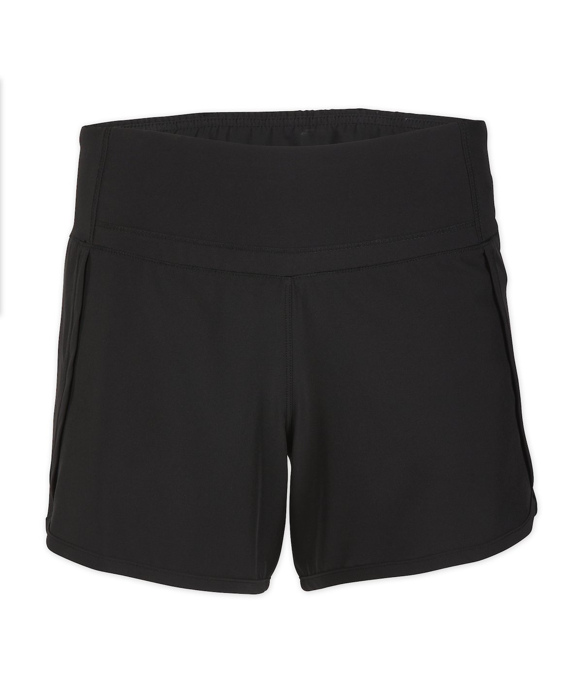 Women's Stretch Woven Lined Short – Lined Athletic Stretch Shorts in Black