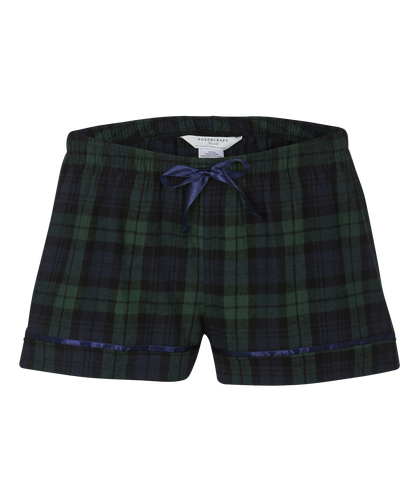 Boxercraft BW6501 Women's Flannel Shorts - Scottish Tartan - Ghost Front | Scottish Tartan