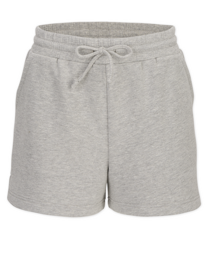 Women's Fleece Shorts – Soft Fleece Lounge Sweat Shorts in Oxford Heather