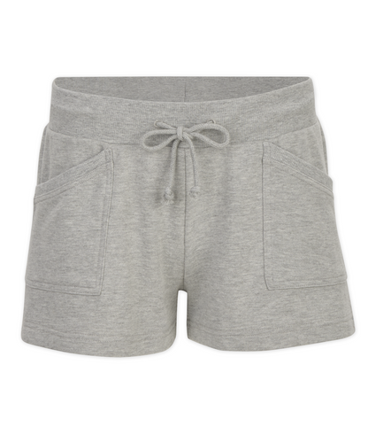 Women's French Terry Safari Short – French Terry Safari Lounge Shorts in Oxford Heather