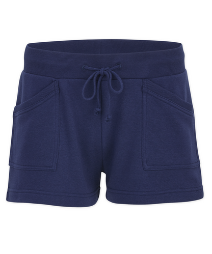 Women's French Terry Safari Short – French Terry Safari Lounge Shorts in Navy Heather