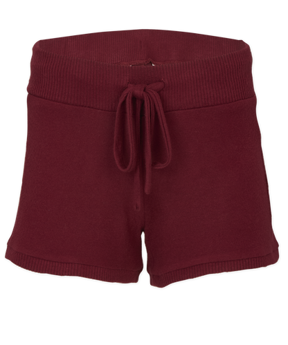 Women's Cuddle Short – Ultra-Soft Lounge Shorts in Mantra Red