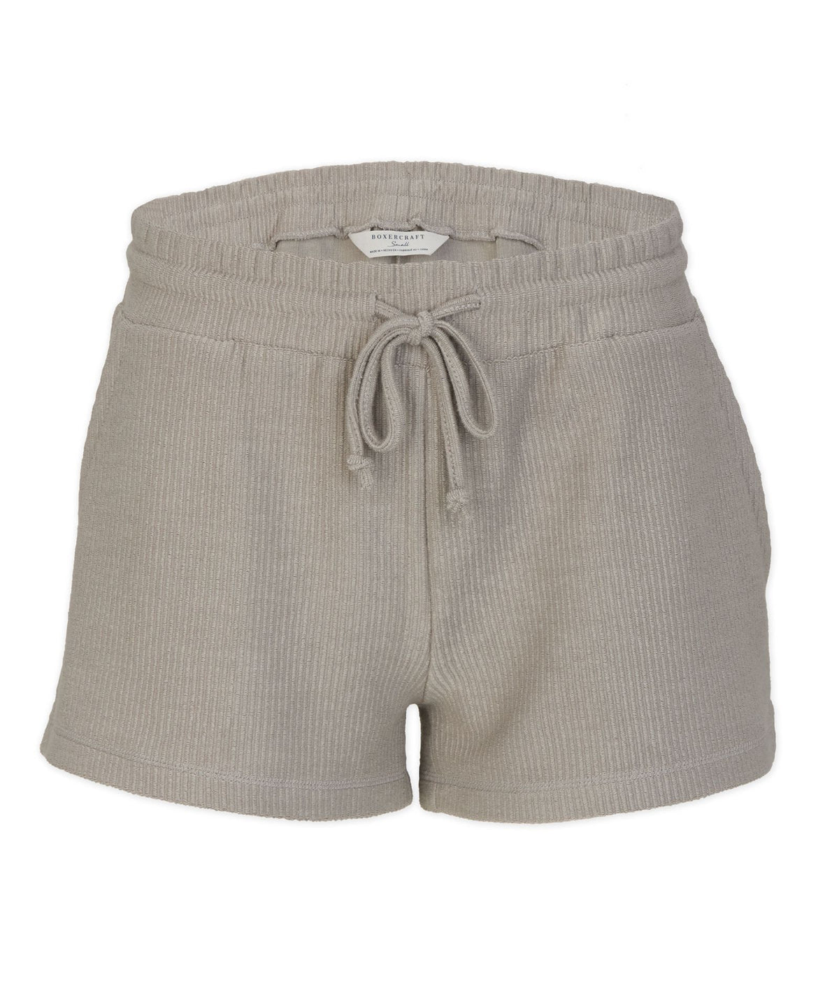 Women's Rib Knit Corded Short – Rib Knit Corded Lounge Shorts in Oxford