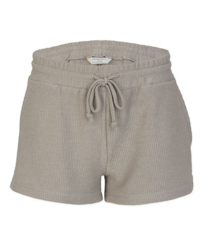 Women's Rib Knit Corded Short – Rib Knit Corded Lounge Shorts in Oxford