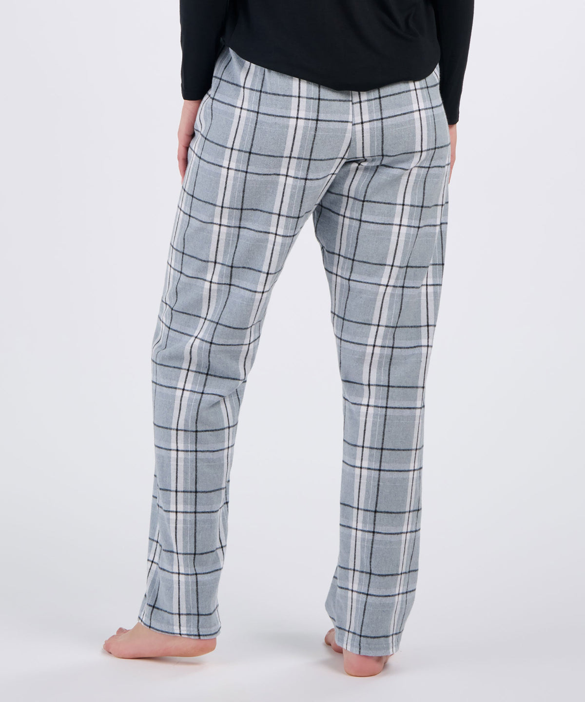 Boxercraft BW6620 Women's Haley Flannel Pants - Oxford Carnegie Plaid - Back | Oxford Carnegie Plaid