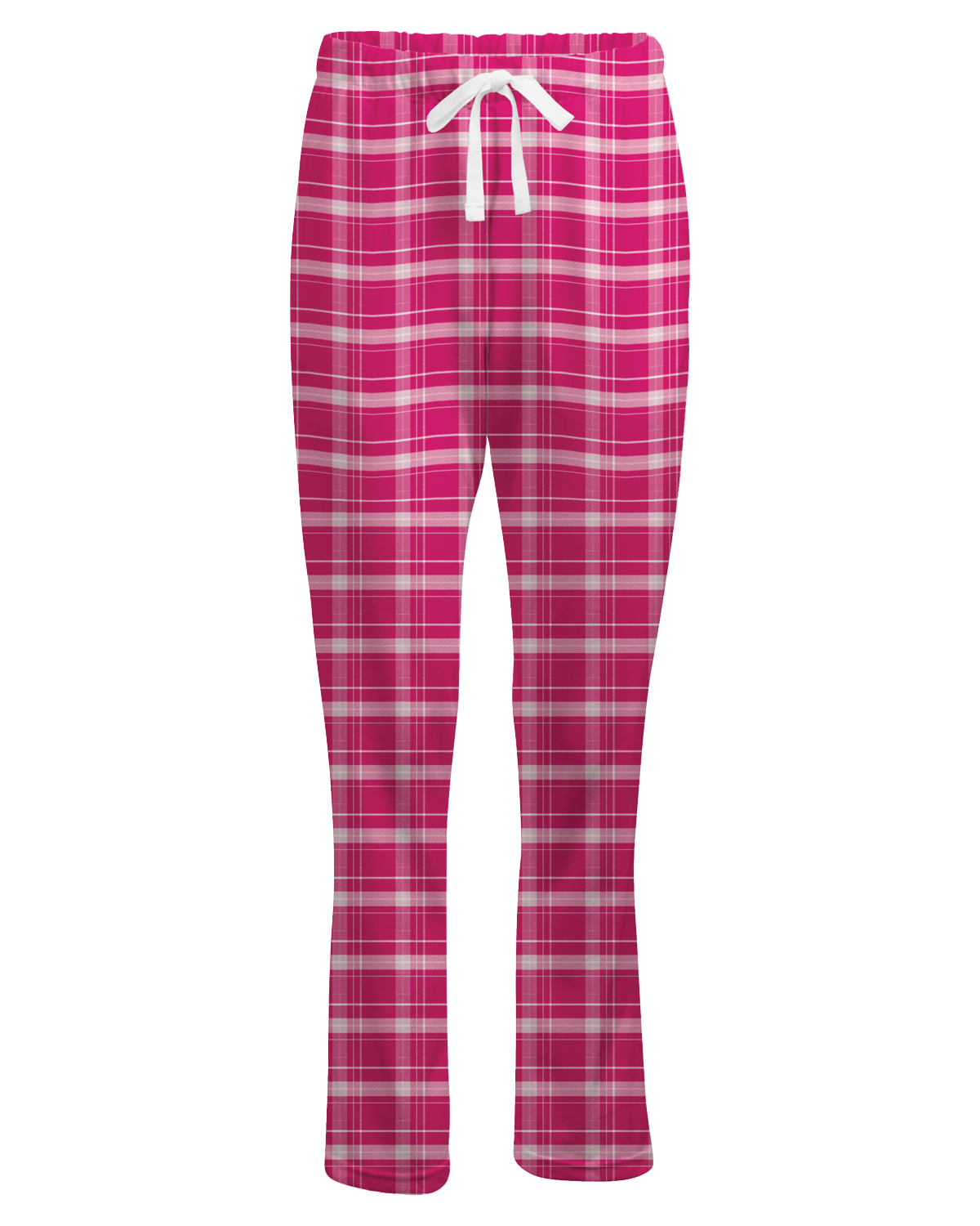 Boxercraft BW6620 Women's Haley Flannel Pants - Pink Carnegie Plaid - Ghost Front | Pink Carnegie Plaid