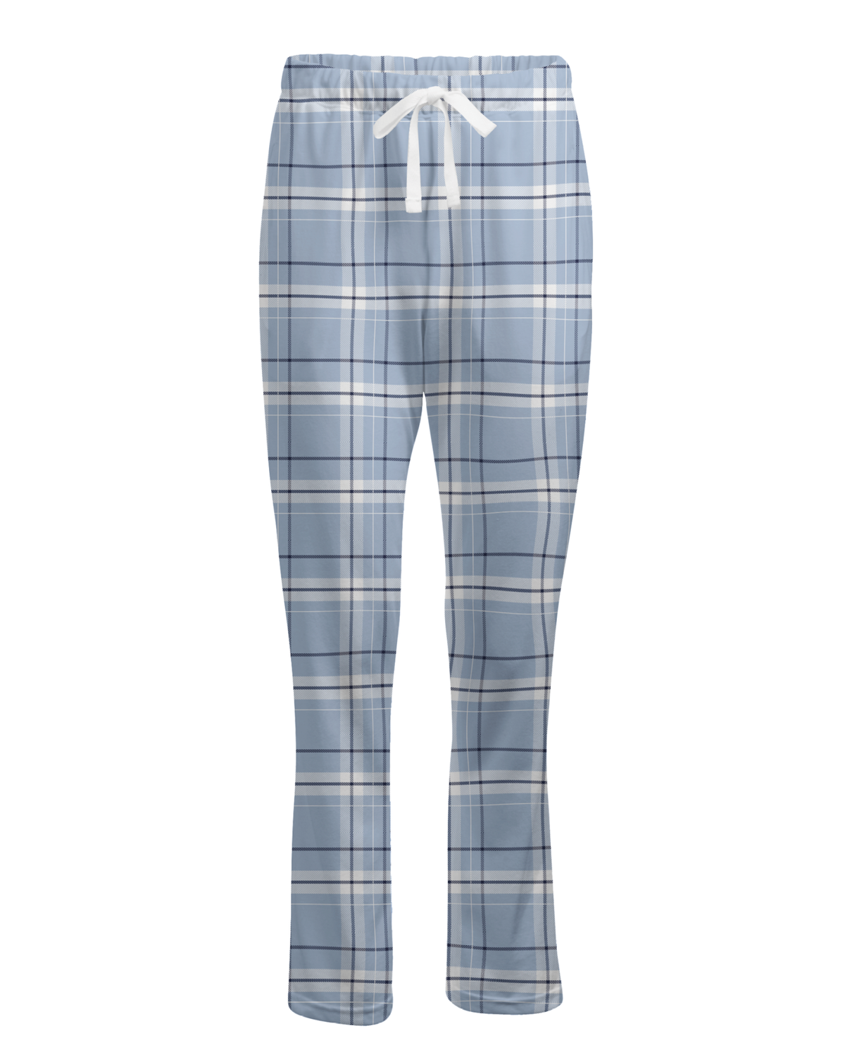 Boxercraft BW6620 Women's Haley Flannel Pants - Sky Carnegie Plaid - Ghost Front | Sky Carnegie Plaid