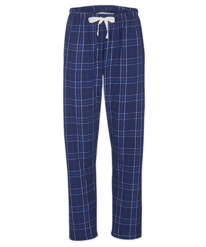 Boxercraft BW6620 Women's Haley Flannel Pants - Navy Field Day Plaid - Ghost Front | Navy Field Day Plaid