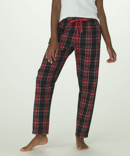 Boxercraft BW6620 Women's Haley Flannel Pants - Kingston Plaid - Front | Kingston Plaid