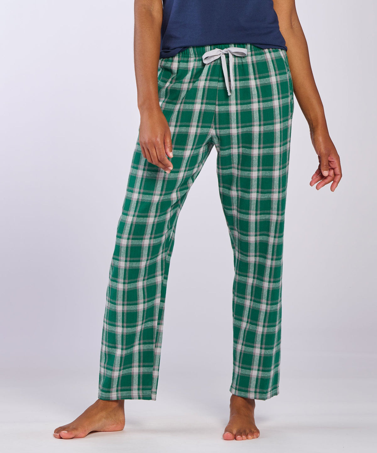 Boxercraft BW6620 Women's Haley Flannel Pants - Heritage Hunter Plaid - Front | Heritage Hunter Plaid