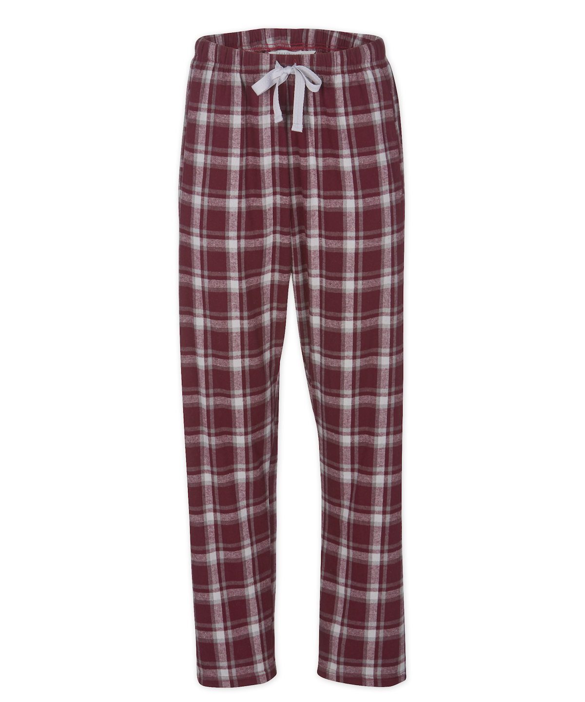 Boxercraft BW6620 Women's Haley Flannel Pants - Heritage Maroon Plaid - Ghost Front | Heritage Maroon Plaid