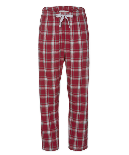 Boxercraft BW6620 Women's Haley Flannel Pants - Heritage Garnet Plaid - Ghost Front | Heritage Garnet Plaid