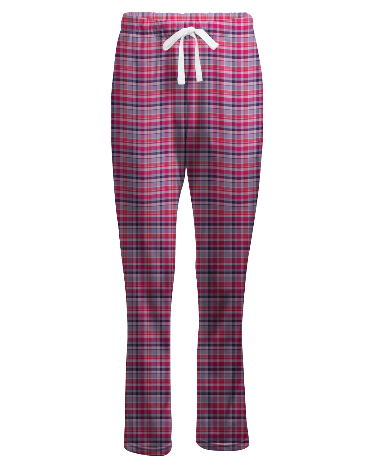 Boxercraft BW6620 Women's Haley Flannel Pants - Pink Harmony Plaid - Ghost Front | Pink Harmony Plaid