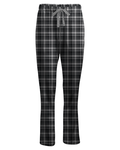 Boxercraft BW6620 Women's Haley Flannel Pants - Black Jordan Plaid - Ghost Front | Black Jordan Plaid