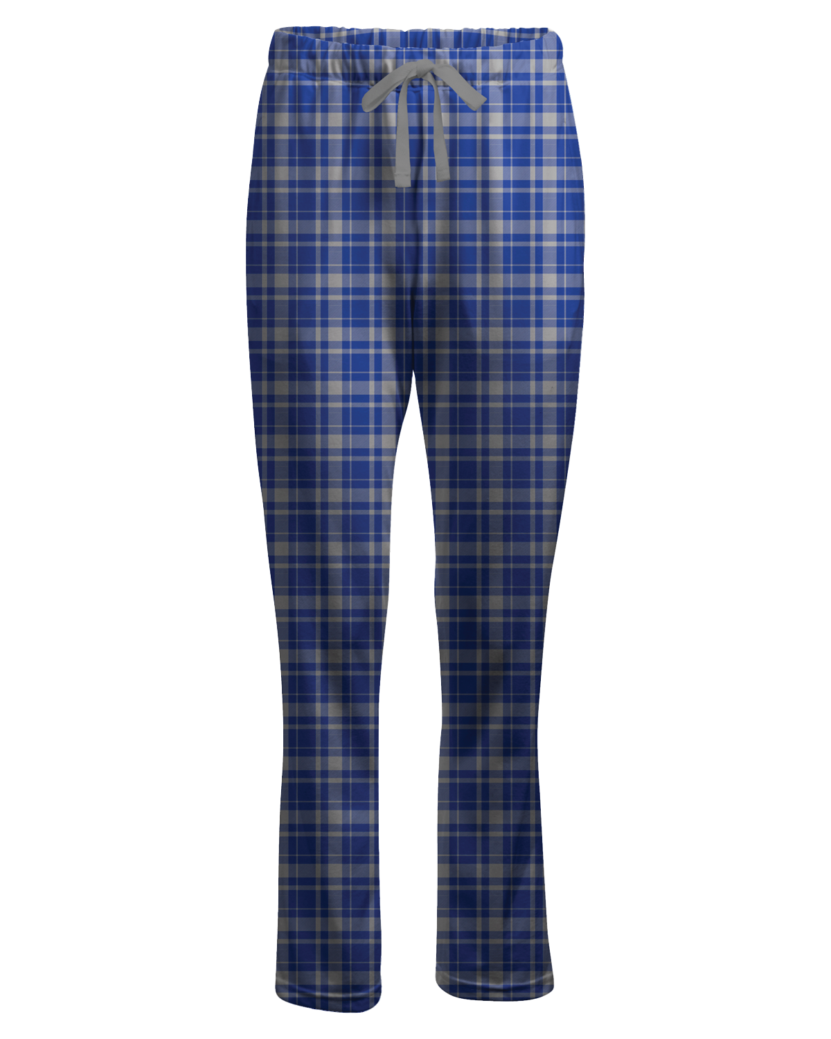 Boxercraft BW6620 Women's Haley Flannel Pants - Electric Royal Jordan Plaid - Ghost Front | Electric Royal Jordan Plaid