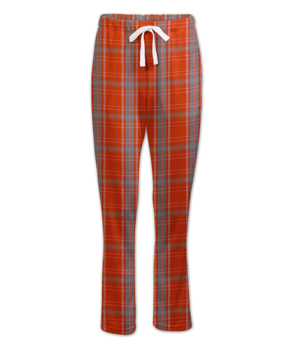 Boxercraft BW6620 Women's Haley Flannel Pants - Burnt Orange Kingston - Ghost Front | Burnt Orange Kingston
