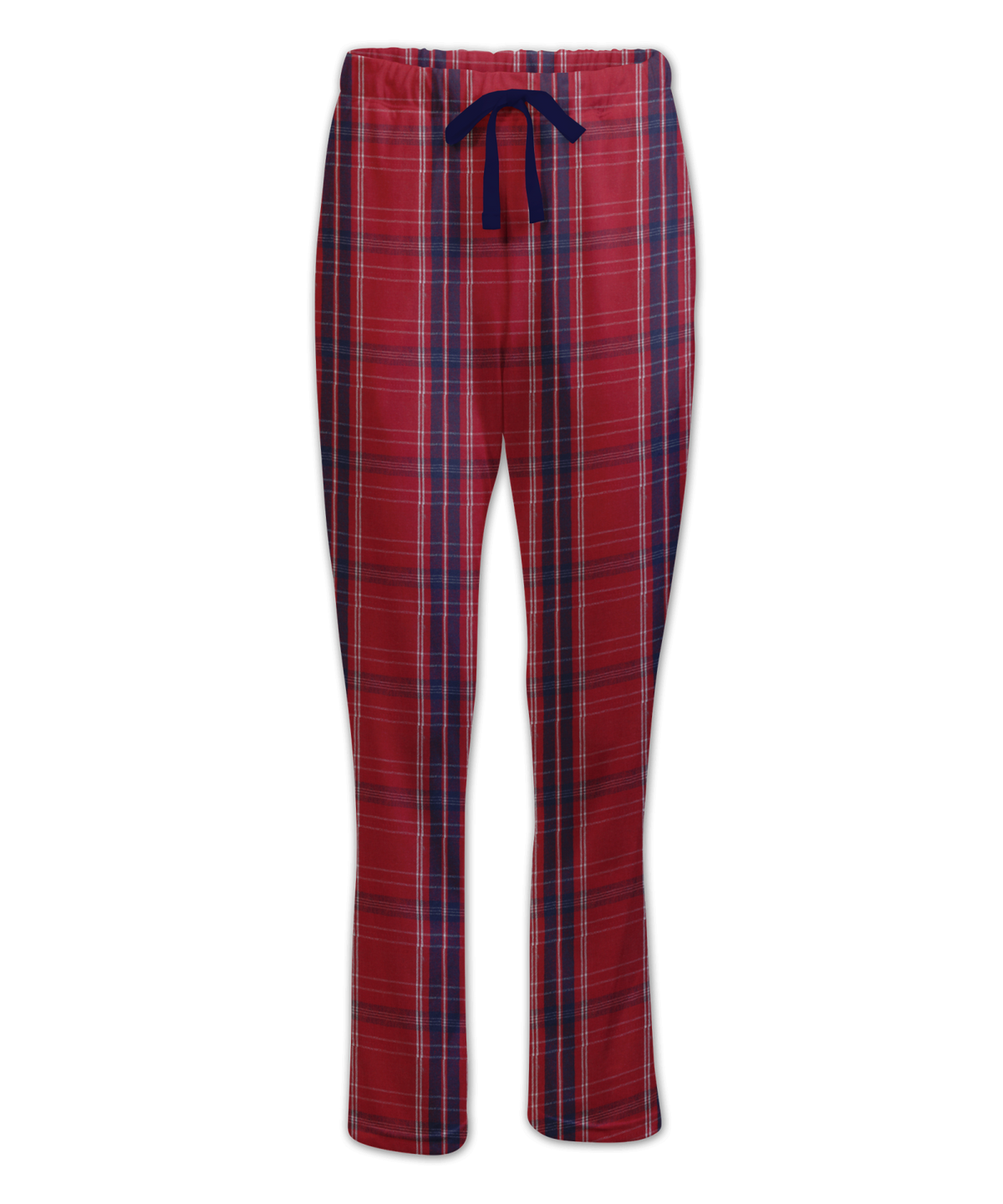 Boxercraft BW6620 Women's Haley Flannel Pants - Brick Red Kingston - Ghost Front | Brick Red Kingston