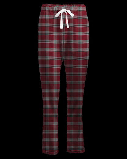 Boxercraft BW6620 Women's Haley Flannel Pants - Red McIntosh Plaid - Ghost Front | Red McIntosh Plaid