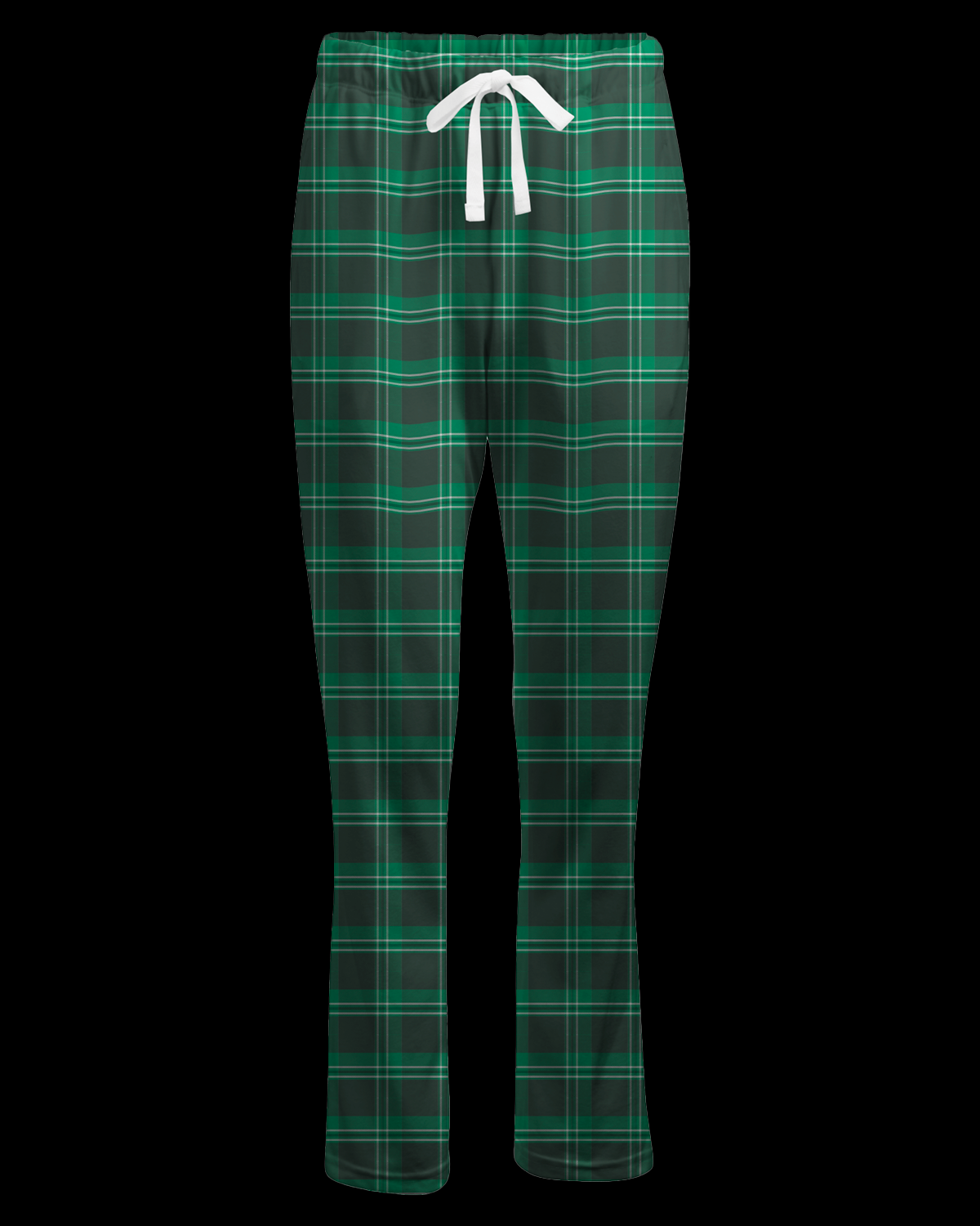 Boxercraft BW6620 Women's Haley Flannel Pants - Green McIntosh Plaid - Ghost Front | Green McIntosh Plaid