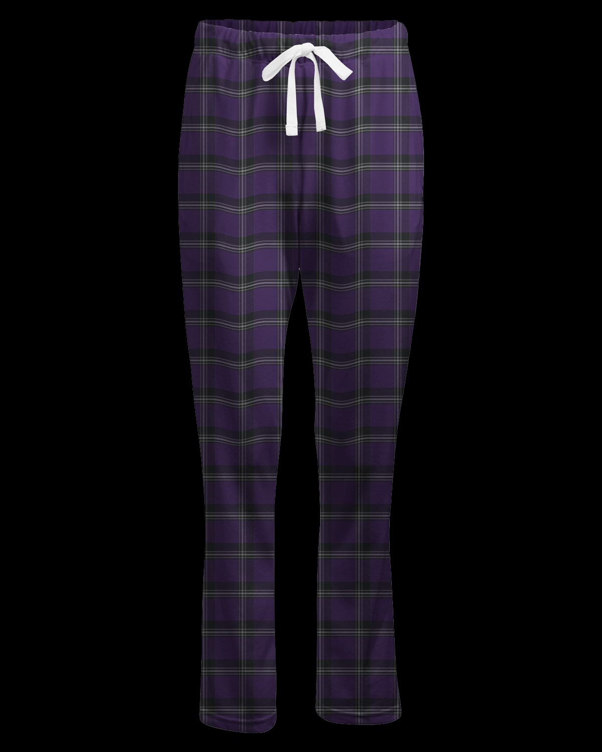 Boxercraft BW6620 Women's Haley Flannel Pants - Purple McIntosh Plaid - Ghost Front | Purple McIntosh Plaid