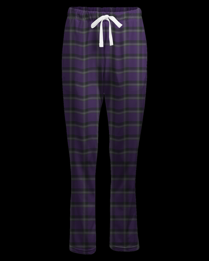 Boxercraft BW6620 Women's Haley Flannel Pants - Purple McIntosh Plaid - Ghost Front | Purple McIntosh Plaid