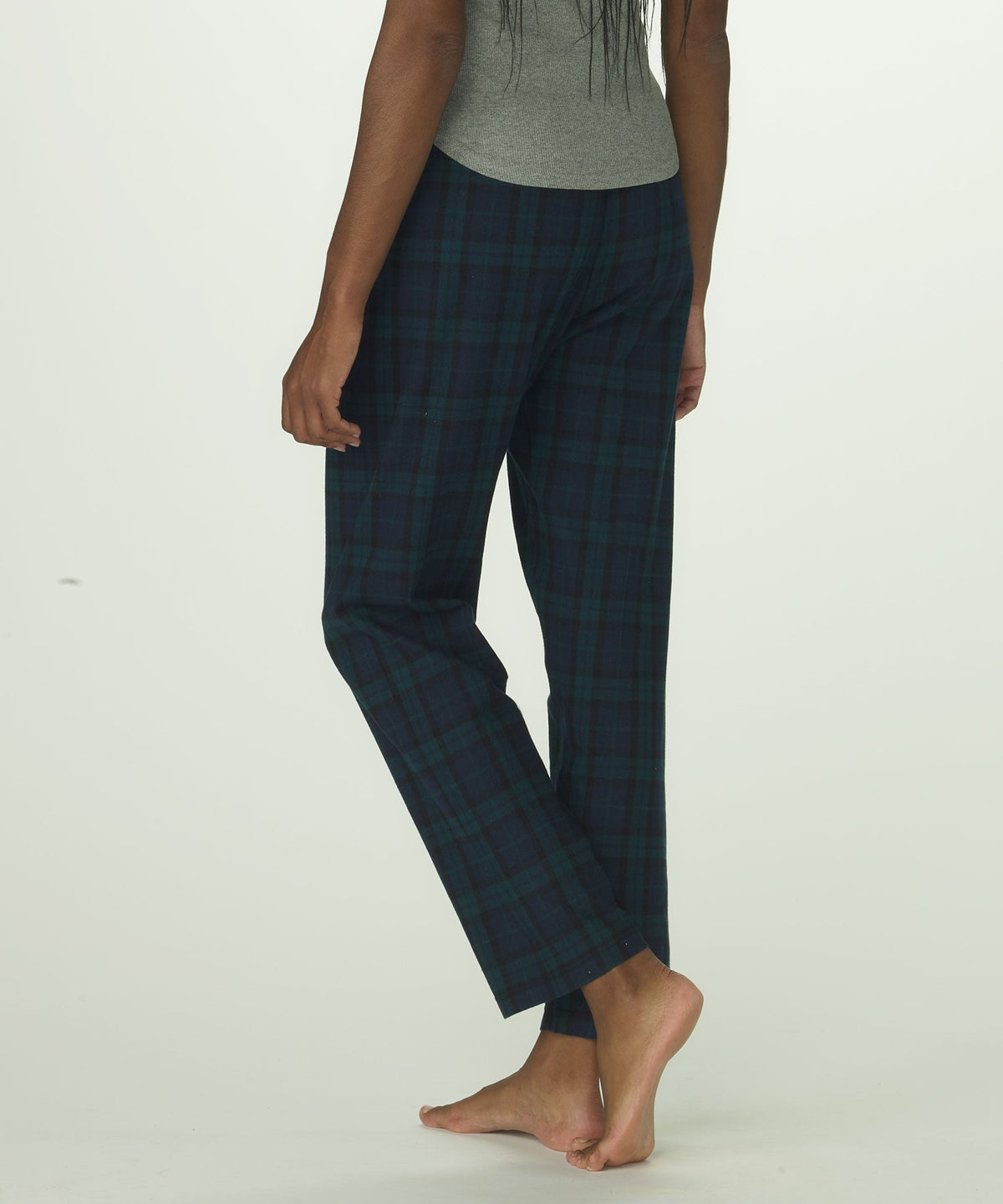 Boxercraft BW6620 Women's Haley Flannel Pants - Scottish Tartan - Back | Scottish Tartan