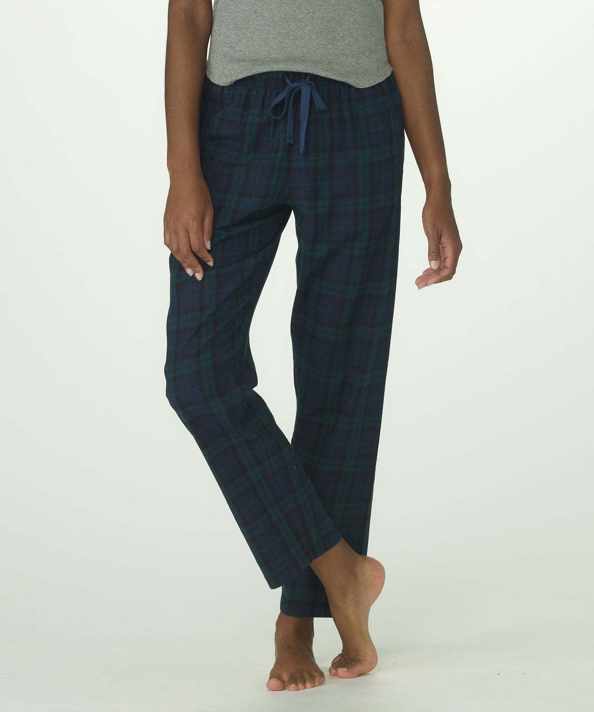 Boxercraft BW6620 Women's Haley Flannel Pants - Scottish Tartan - Front | Scottish Tartan