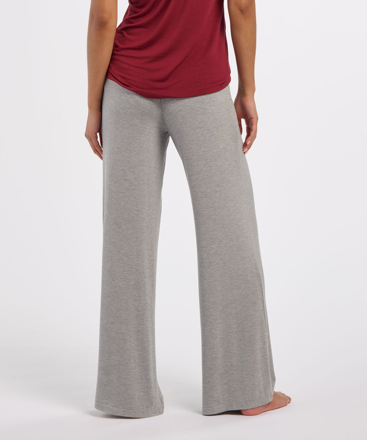 Women's Bamboo Pant – Soft Bamboo Lounge Pants in Oxford Heather