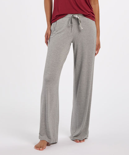 Women's Bamboo Pant – Soft Bamboo Lounge Pants in Oxford Heather