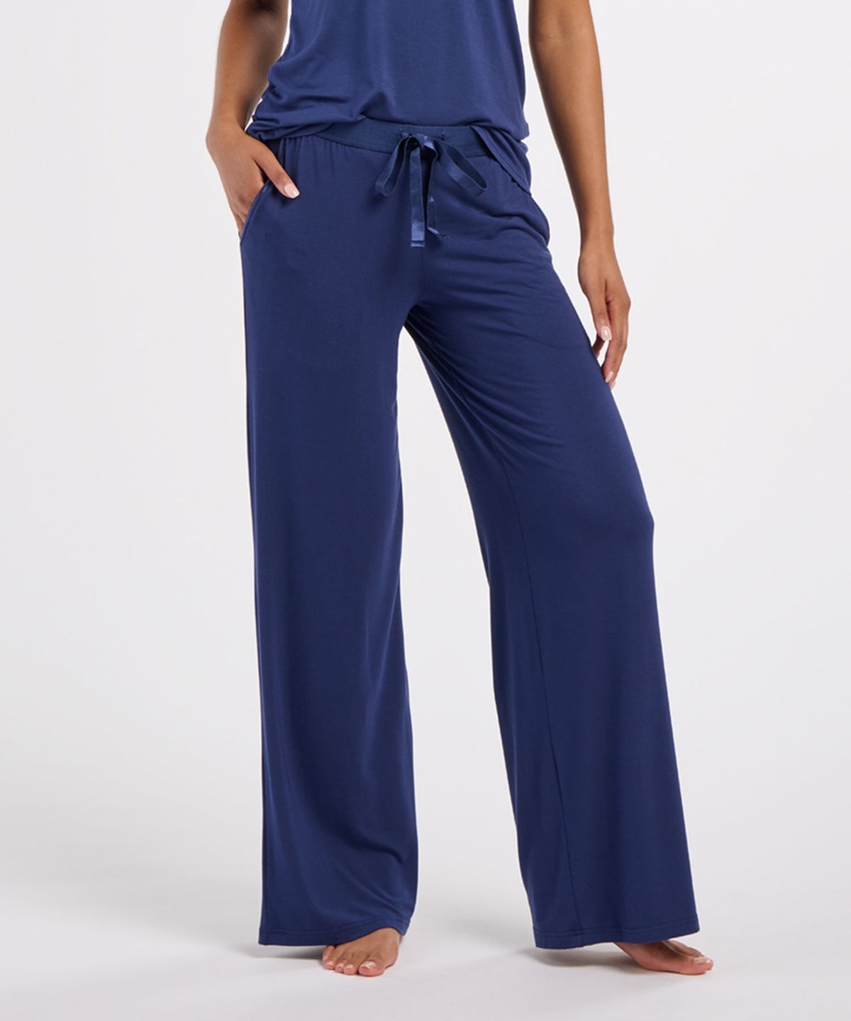 Women's Bamboo Pant – Soft Bamboo Lounge Pants in Navy