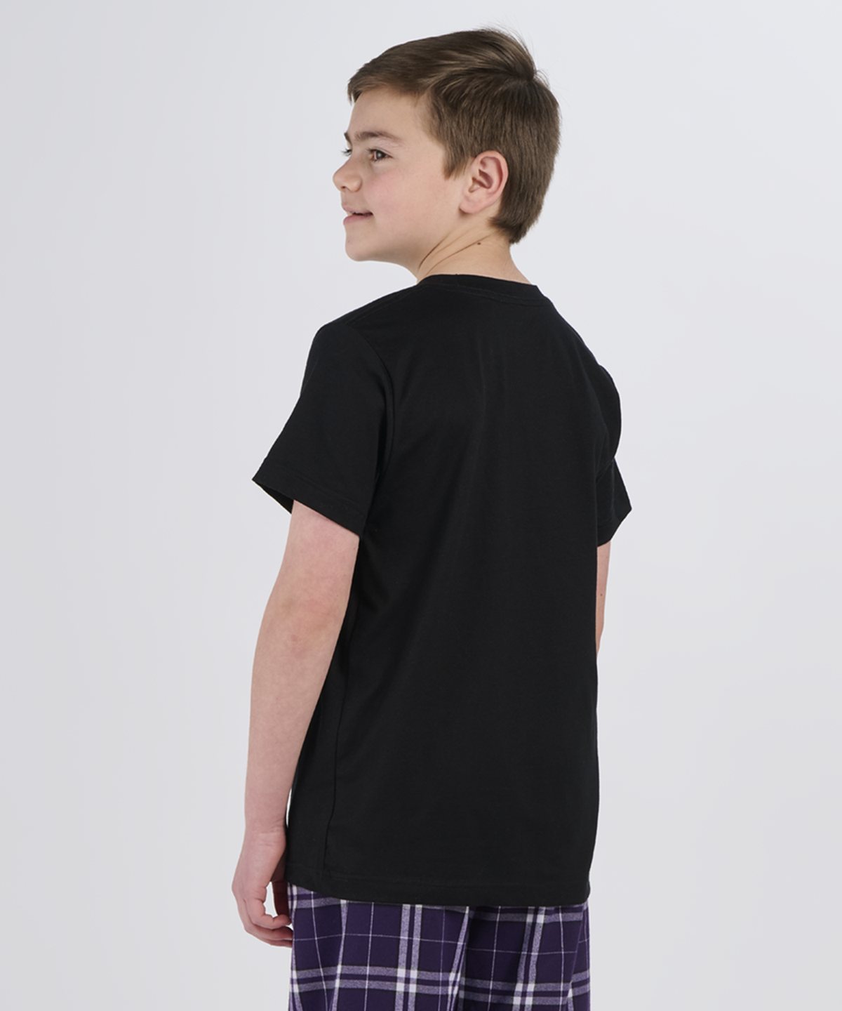 BY2103 Youth Essential Tee - Black - Back | Black