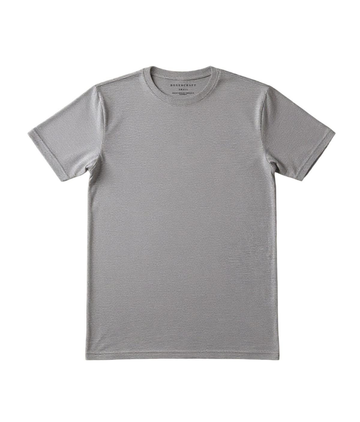 BY2103 Youth Essential Tee - Oxford Heather - Ghost Front | Oxford Heather